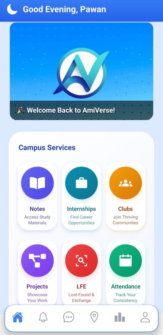 AmiVerse App Screenshot